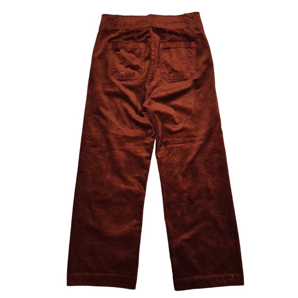 Matty M Womens Wide Leg Corduroy Pant, Brick, Size Small - NWoT - Picture 2 of 11